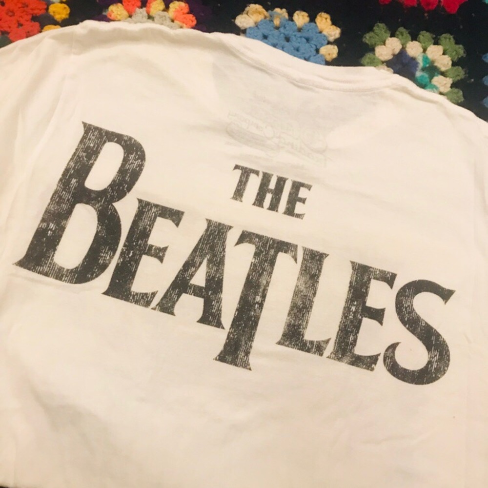 Vintage Beatles band shirt